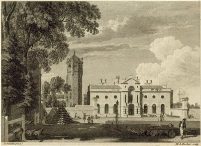 Det kongelige militærakademi i Woolwich af Paul Sandby