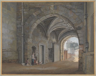 Dronning Elizabeth Gate af Paul Sandby