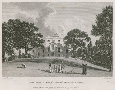 West Combe, i Kent, sæde for Marchioness of Lothian af Paul Sandby