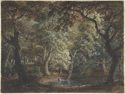 Windsor Great Park, ca. 1790-99 (akvarel) af Paul Sandby