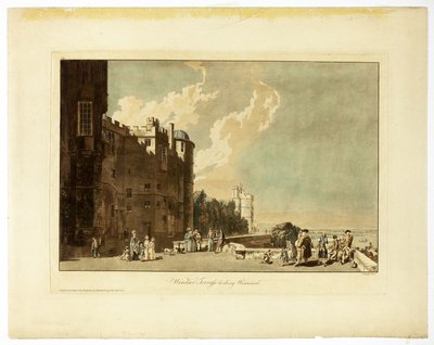 Windsor-terrasse ser mod vest af Paul Sandby