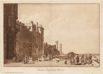 Windsor Terrasse ser mod vest af Paul Sandby
