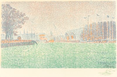 At Flushing (A Flessingue) af Paul Signac
