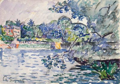 Seines bredder, ca. 1900 af Paul Signac
