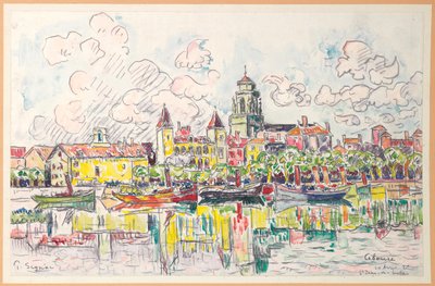 Ciboure, Saint-Jean-de-Luz, 1920 af Paul Signac
