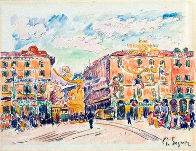 City Square, c1925. af Paul Signac