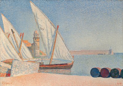Collioure, Gyngerne, 1887 af Paul Signac