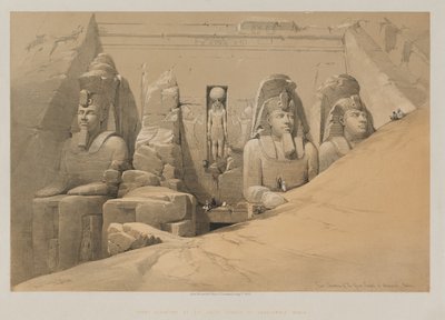 Egypten og Nubien, bind II: Forhøjning af Aboo Simbels store tempel, Nubien af Paul Signac