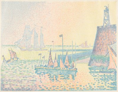 Evening (Om aftenen) af Paul Signac