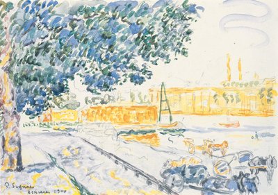 Seinen ved Asnières af Paul Signac