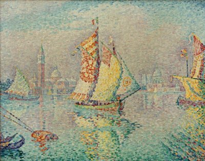 Laguna, gult sejl af Paul Signac
