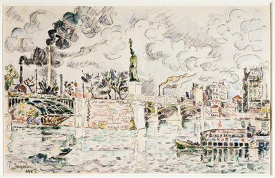 Grenelle-broen i 1927. af Paul Signac