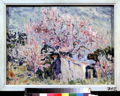 "Forår i Provence" (Forår i Provence) Maleri af Paul Signac (1863-1935) 1903 Pushkin Museum, Moskva af Paul Signac