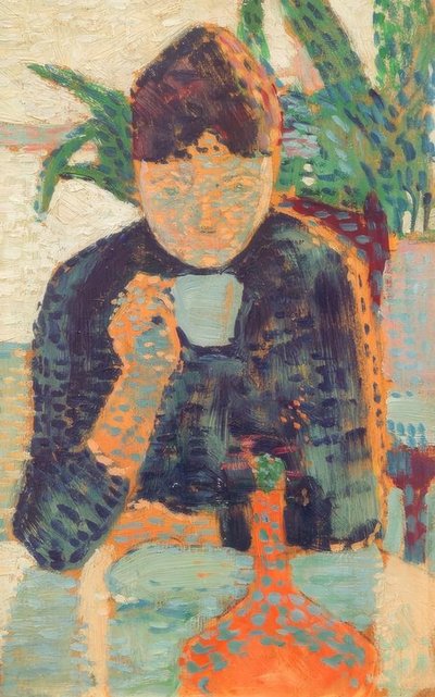 Paul Signac, drikkende kvinde I af Paul Signac
