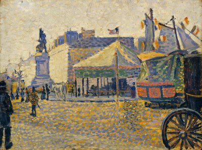Place de Clichy, 1887 af Paul Signac