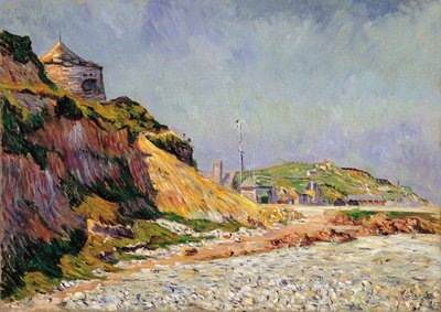 Port-en-Bessin, stranden af Paul Signac