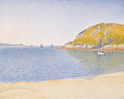 Havn i Saint-Cast af Paul Signac
