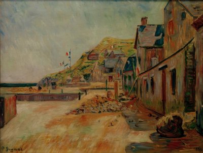 Porten-Bessin. Den 14. juli af Paul Signac