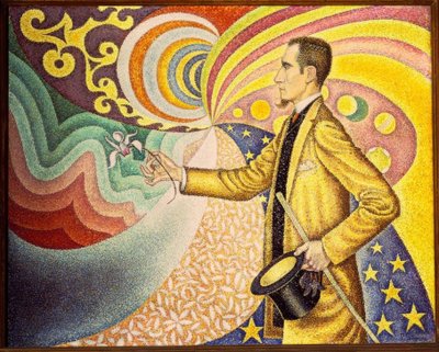 Portræt af Felix Feneon af Paul Signac