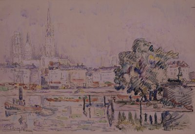 Rouen af Paul Signac
