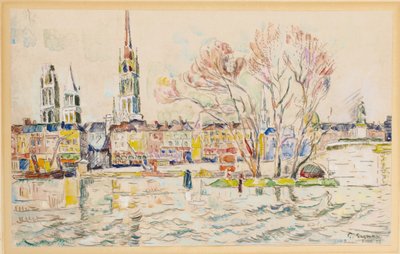 Rouen, 1924 af Paul Signac