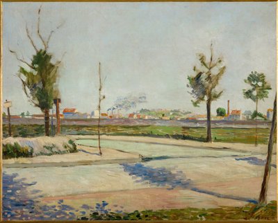 Route de Gennevilliers (maleri på lærred) af Paul Signac