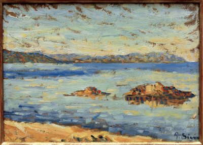 Saint-Tropez, rolig af Paul Signac