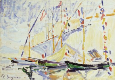 Saint Tropez. Kunstner: PAUL SIGNAC. Museum: GALERIA COURTAULD / LONDRES / G. BRETAÑA af Paul Signac