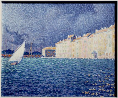 Saint Tropez-maleri af Paul Signac (1863-1935) 1895 Saint Tropez Museum of the Annonciade af Paul Signac
