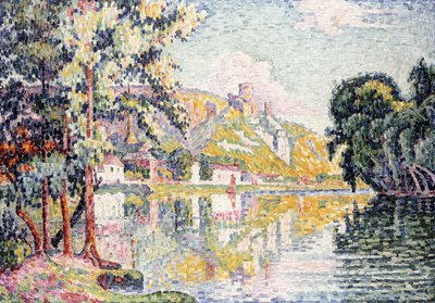 The Andelys, Gaillard Chateau, 1921 af Paul Signac