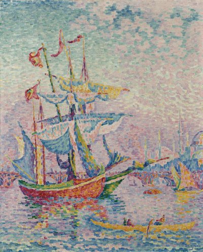 Det Gyldne Horn. Broen, 1907 af Paul Signac