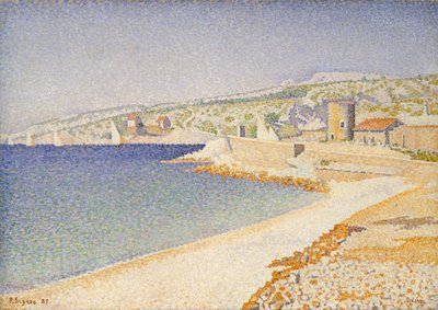 Anløbsbroen ved Cassis, opus 198 af Paul Signac