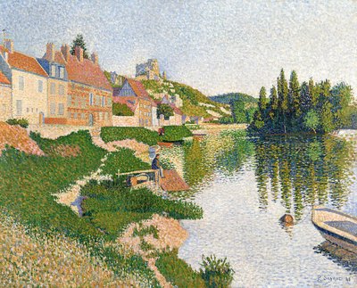 Flodbredden, Petit-Andely af Paul Signac