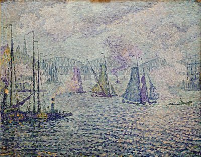 Havnen i Rotterdam af Paul Signac