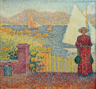 Tor i Saint-Tropez af Paul Signac