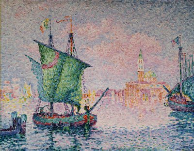 Venedig - den lyserøde sky af Paul Signac