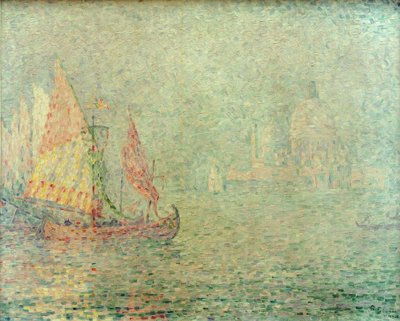 Venedig, tåge af Paul Signac