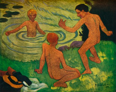 Drenge bader, 1906 af Paul Sérusier