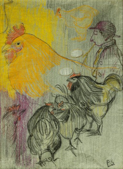 kyllinger; Høns, af Paul Sérusier