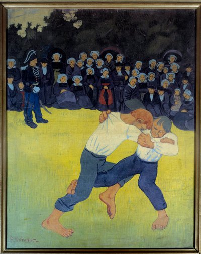 Den bretonske kamp Maleri af Paul Serusier (1863-1927) 1890 søn. 0,92x0,73 m Paris, Orsay Museum af Paul Sérusier
