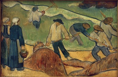 Landskab med tangfiskere af Paul Sérusier