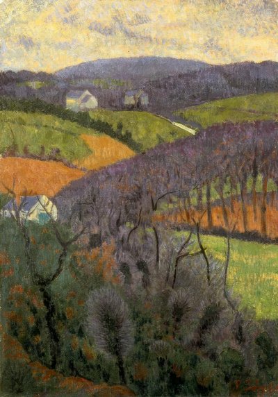 P.Sérusier, La vallée mauve / Gemälde, 1917 af Paul Sérusier