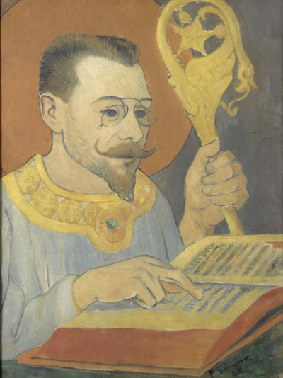 Portræt af Paul Ranson i Nabi-kostume, 1890. af Paul Sérusier