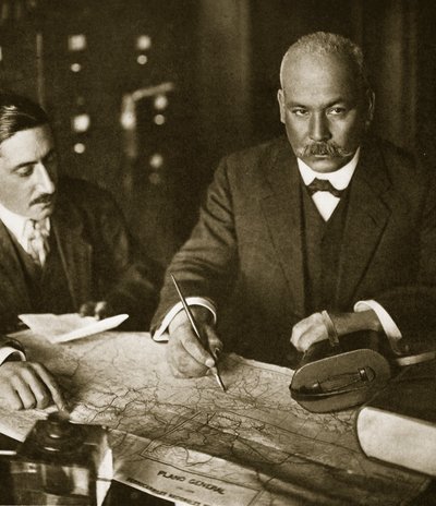 Dr. Vasquez Gomez på Imperial Hotel i New York, 1911 af Paul Thompson