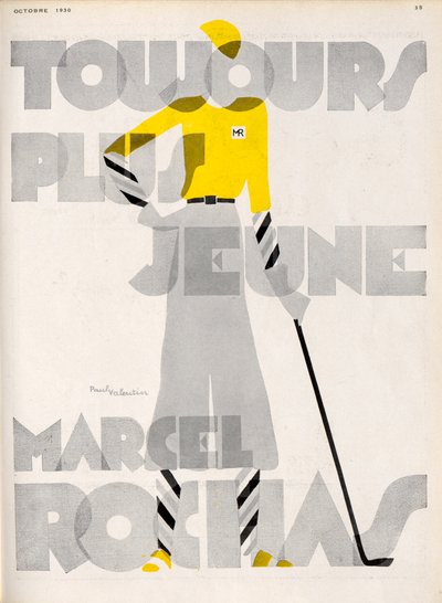 Marcel Roches. Altid yngre, 1930. af Paul Valentin