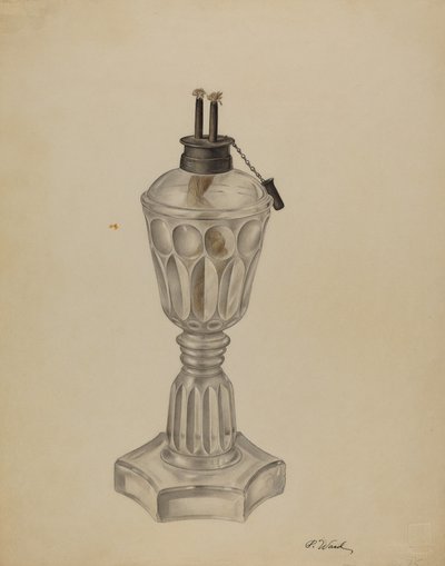 Camphen lampe af Paul Ward