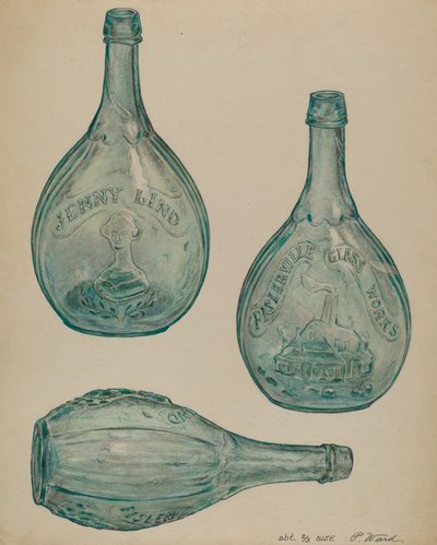 Jenny Lind flaske af Paul Ward