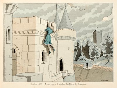 Illustration taget fra bogen "" Jeanne d