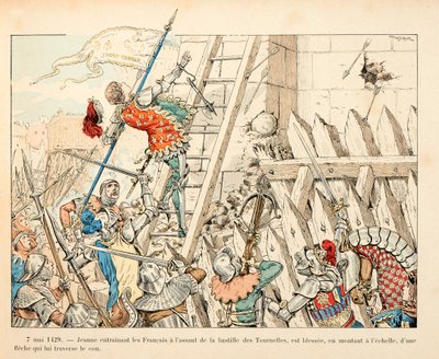 Illustration taget fra bogen "" Jeanne d