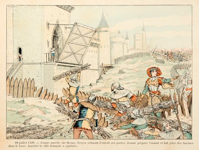 Illustration taget fra bogen "" Jeanne d